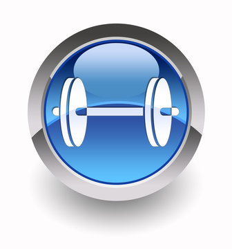 "Fitness" glossy icon