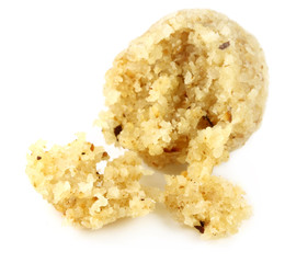 Sweet coconut ball named as Naru in Bangladesh