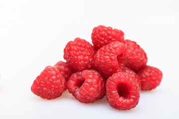 reife Himbeeren