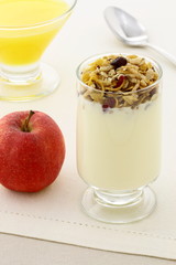 healthy and delicious parfait