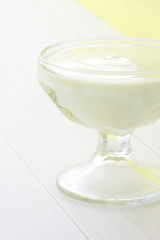 lemon mousse dessert