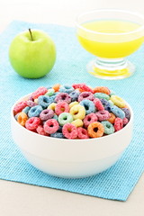 kids delicious and nutritious cereal loops or fruit cereal