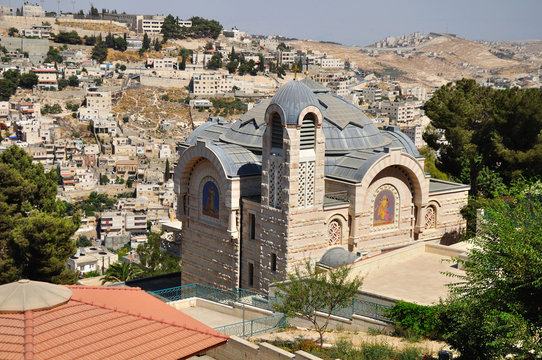 Roman Catholic church of Saint Peter in Gallicantu. Jerusalem. Israel.