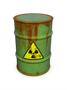 Barrel With Nuclear Waste