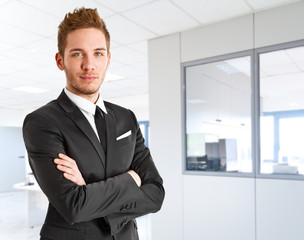 Fototapeta premium Handsome businessman