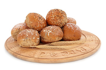 Sesame and Oat Bread Rolls