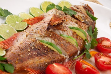 Whole Roasted Wild Rockfish