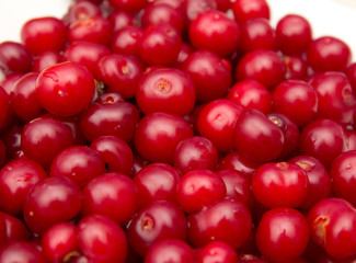 cherry in the background