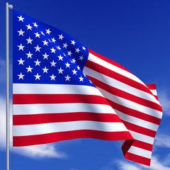 Fototapeta premium Flag USA