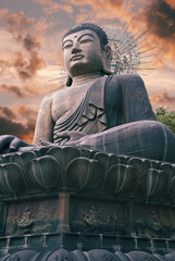 Giant statue of Buddha in Korea