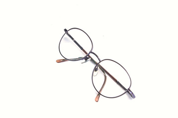 Eyeglasses isolated