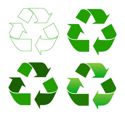 Obraz premium recycle sign