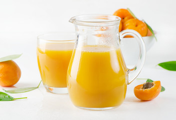 Fresh apricots juice