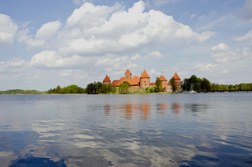 lithuanian kings castle trakai