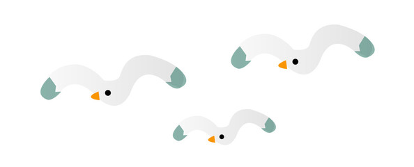 Naklejka premium vector icon seagull