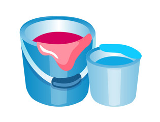 vector icon bucket