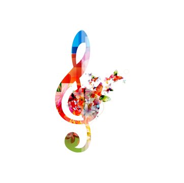 colorful music background