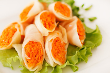 appetizer with carrot