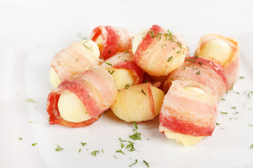 potatoes with bacon