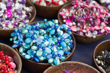 Lovely colored stone jewelry and beads.