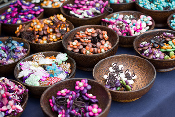 Lovely colored stone jewelry and beads.