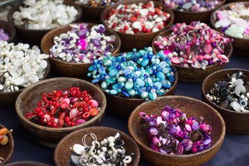 Lovely colored stone jewelry and beads.