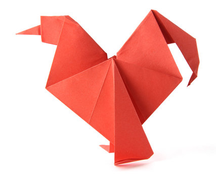 Origami cock