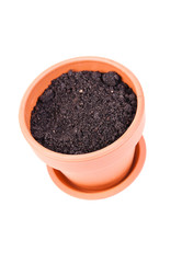 pot with soil