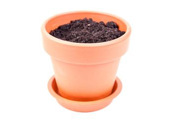 pot with soil