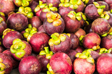 Mangosteen fruits