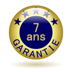 Bouton icône garantie 7 ans
