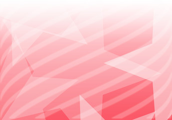 Curve line on red stars background