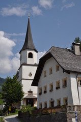 Fototapeta na wymiar Kościół w Werfenweng