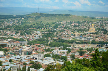 City view of Tbilisi - capital of Georgian republic