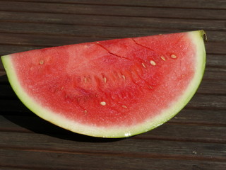 Fototapeta na wymiar Melone aufgeschnitten