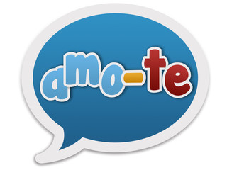 Balão de diálogo - palavra 