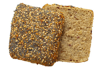 Whole wheat bread roll