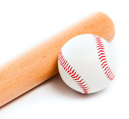 ball and baseball bat