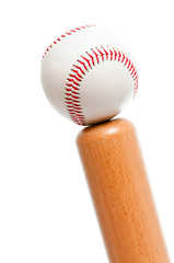 ball and baseball bat