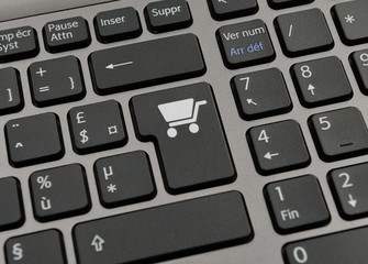 Touche de clavier e-commerce