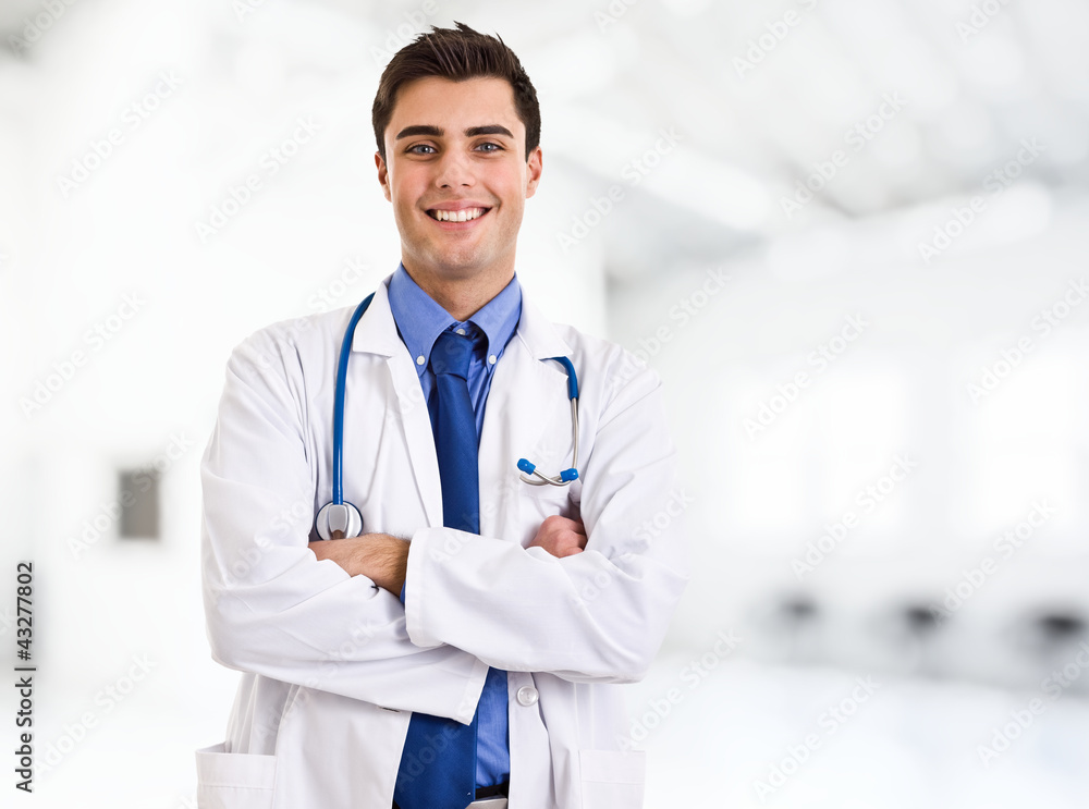 Canvas Prints Smiling doctor portrait