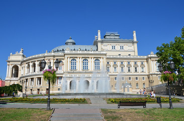 Fototapeta na wymiar Одесский оперный театр, Украина.