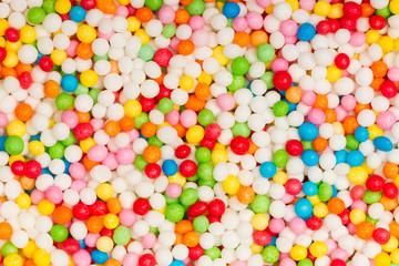 Sweet sugar spreading pastry decoration background