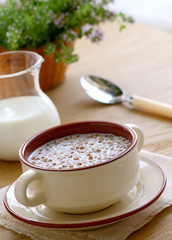 Buckwheat porridge with milk