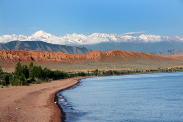 Mountain lake.