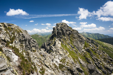walking mountain ridge