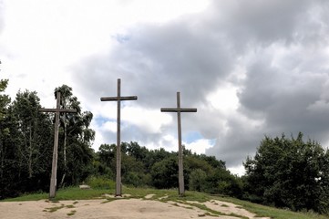Three Crosses Hill in Kazimierz Dolny