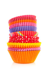 Colorful cupcake papers