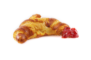Croissant mit Konfitüre