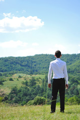 Business Man Standing